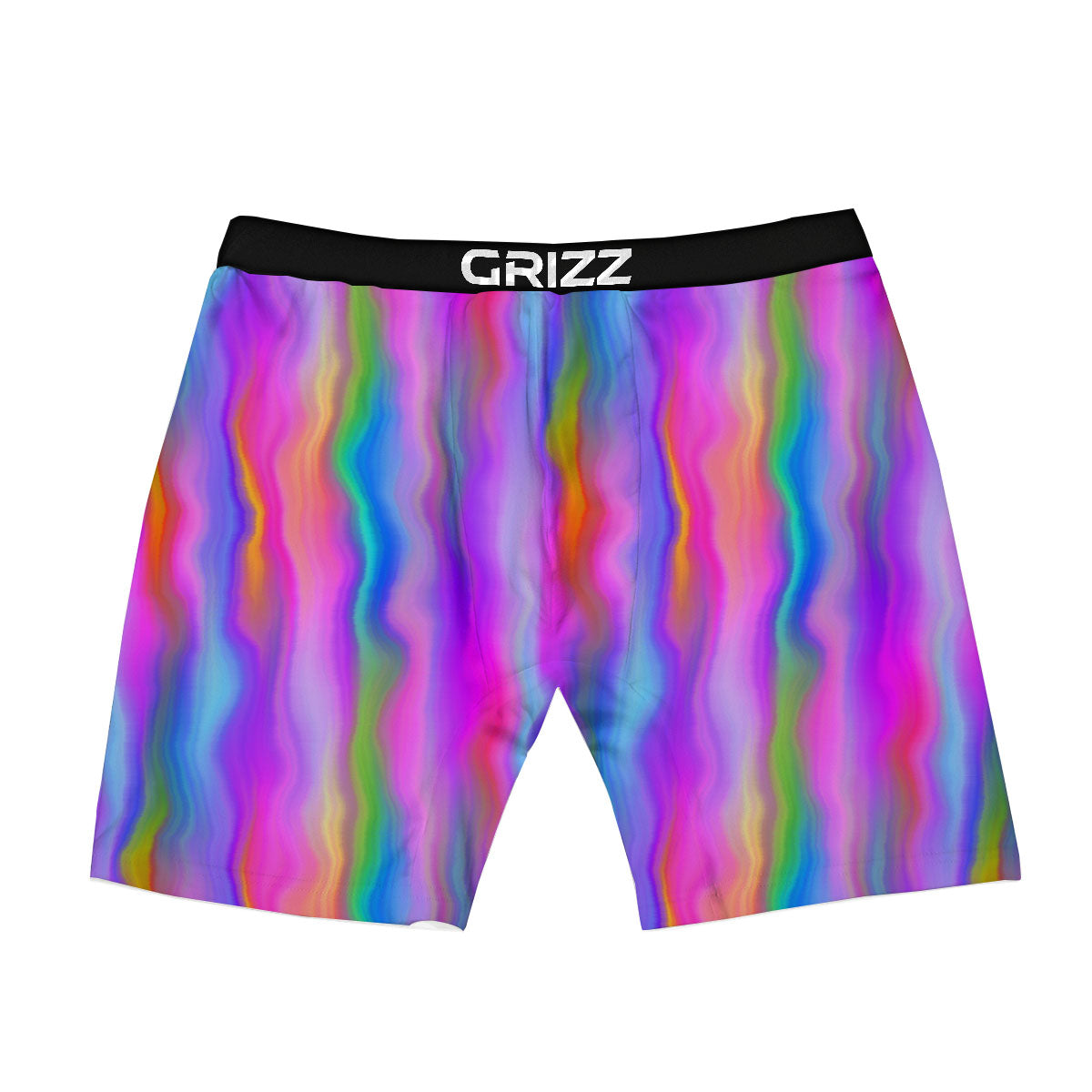 Gradient Psychedelic Print Pattern Boxer Briefs-grizzshop