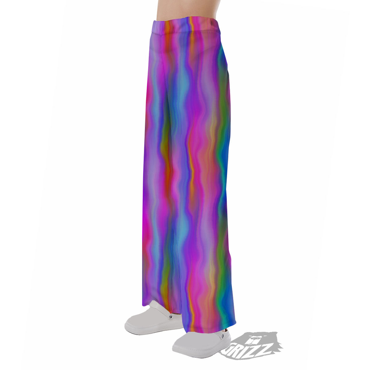 Gradient Psychedelic Print Pattern Pajama Pants-grizzshop