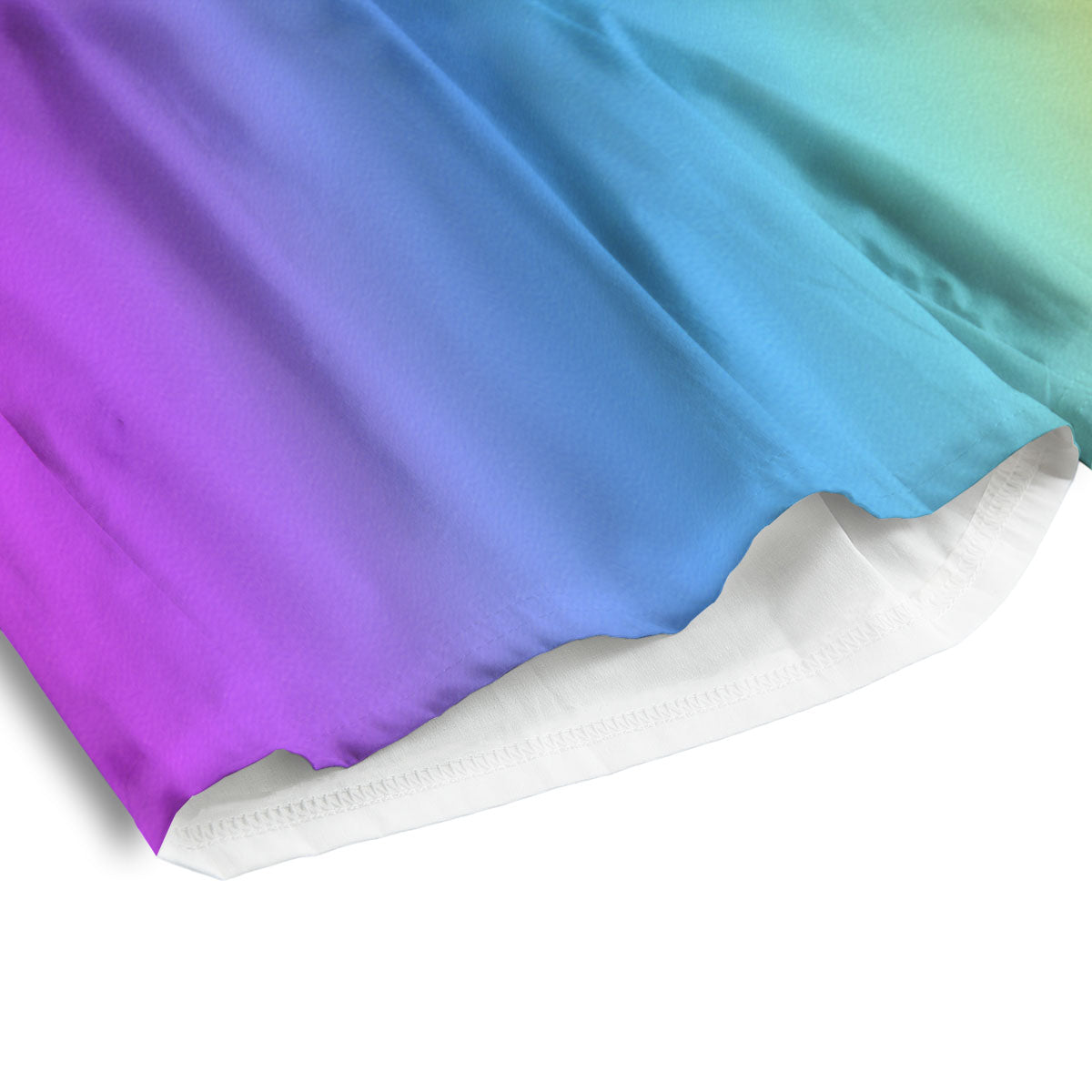 Gradient Rainbow Print Pattern Men's Athletic Shorts