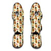 Graduation Owl Pattern Print Muay Thai Shin Guards-grizzshop