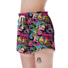 Graffiti Abstract Hiphop Lip Women's Shorts-grizzshop