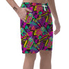 Graffiti Airbrush Love Print Men's Shorts-grizzshop