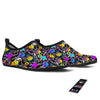 Graffiti Colorful Emoji Faces Print Pattern Water Shoes-grizzshop