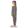 Graffiti Colorful Print Pattern Kid's Pajamas-grizzshop