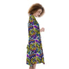 Graffiti Colorful Print Pattern Kimono-grizzshop