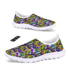 Graffiti Colorful Print Pattern Nurse Shoes-grizzshop