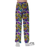 Graffiti Colorful Print Pattern Pajama Pants-grizzshop