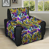 Graffiti Colorful Print Pattern Recliner Protector-grizzshop