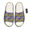 Graffiti Colorful Print Pattern Sandals-grizzshop