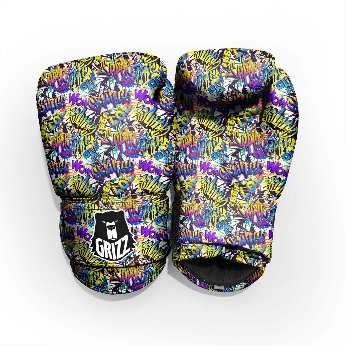Graffiti Colorful Print Pattern Pro Boxing Glove