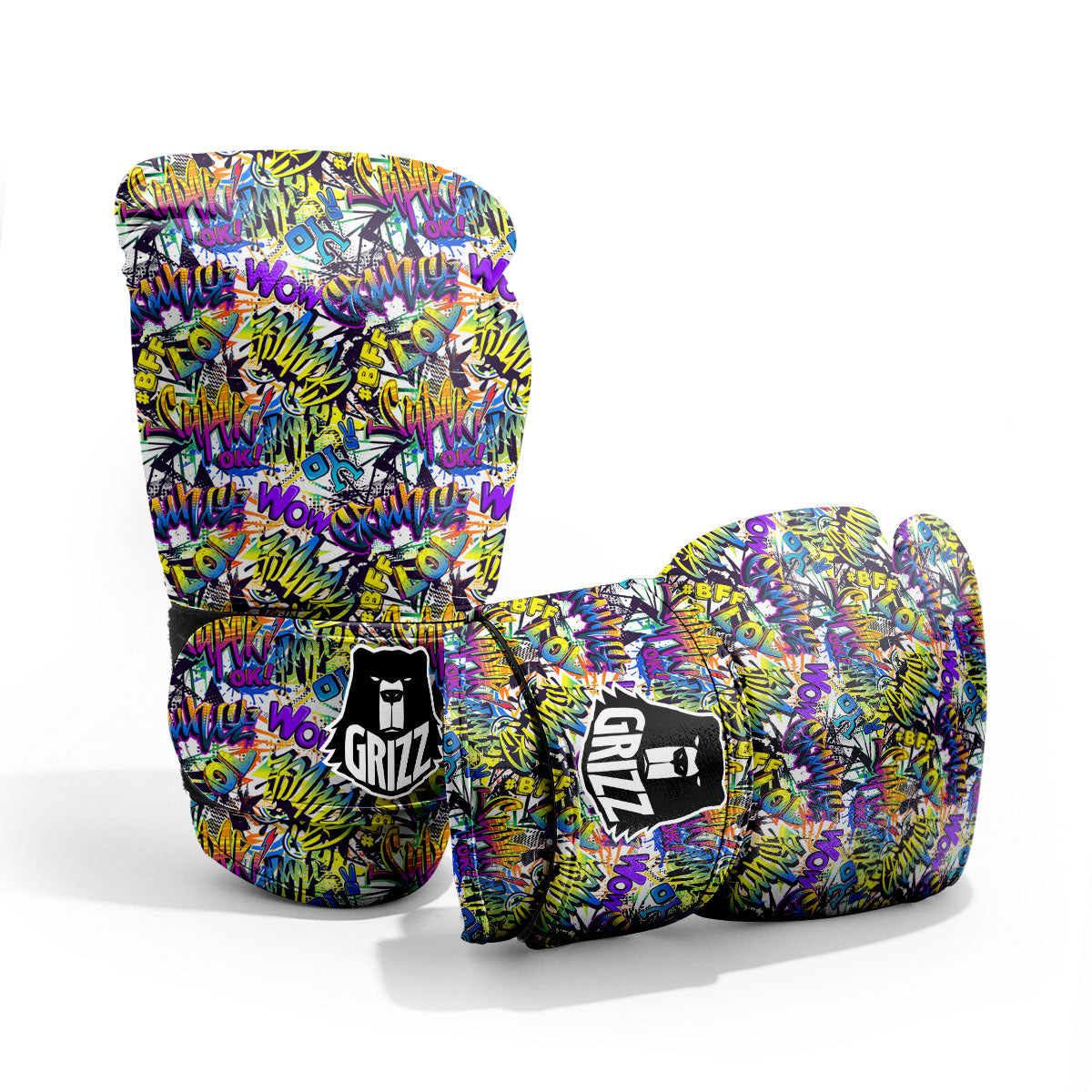 Graffiti Colorful Print Pattern Pro Boxing Glove