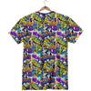 Graffiti Colorful Print Pattern T-Shirt-grizzshop