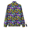 Graffiti Colorful Print Pattern Track Jacket-grizzshop