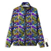 Graffiti Colorful Print Pattern Track Jacket-grizzshop