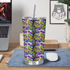 Graffiti Colorful Print Pattern Tumbler-grizzshop