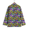 Graffiti Colorful Print Pattern Women's Blazer-grizzshop