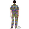 Graffiti Colorful Print Pattern Women's Pajamas Set-grizzshop