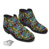 Graffiti Funky Print Pattern Ankle Boots-grizzshop