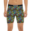 Graffiti Funky Print Pattern Boxer Briefs-grizzshop