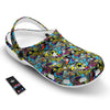 Graffiti Funky Print Pattern Clog-grizzshop