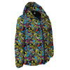 Graffiti Funky Print Pattern Down Jacket-grizzshop