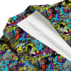 Graffiti Funky Print Pattern Men's Blazer-grizzshop