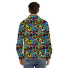 Graffiti Funky Print Pattern Men's Dress Shirts-grizzshop