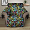 Graffiti Funky Print Pattern Recliner Protector-grizzshop