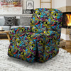 Graffiti Funky Print Pattern Recliner Slipcover-grizzshop