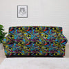 Graffiti Funky Print Pattern Sofa Cover-grizzshop