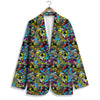 Graffiti Funky Print Pattern Women's Blazer-grizzshop