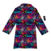 Graffiti Grunge Print Pattern Bathrobe-grizzshop