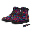 Graffiti Grunge Print Pattern Boots-grizzshop