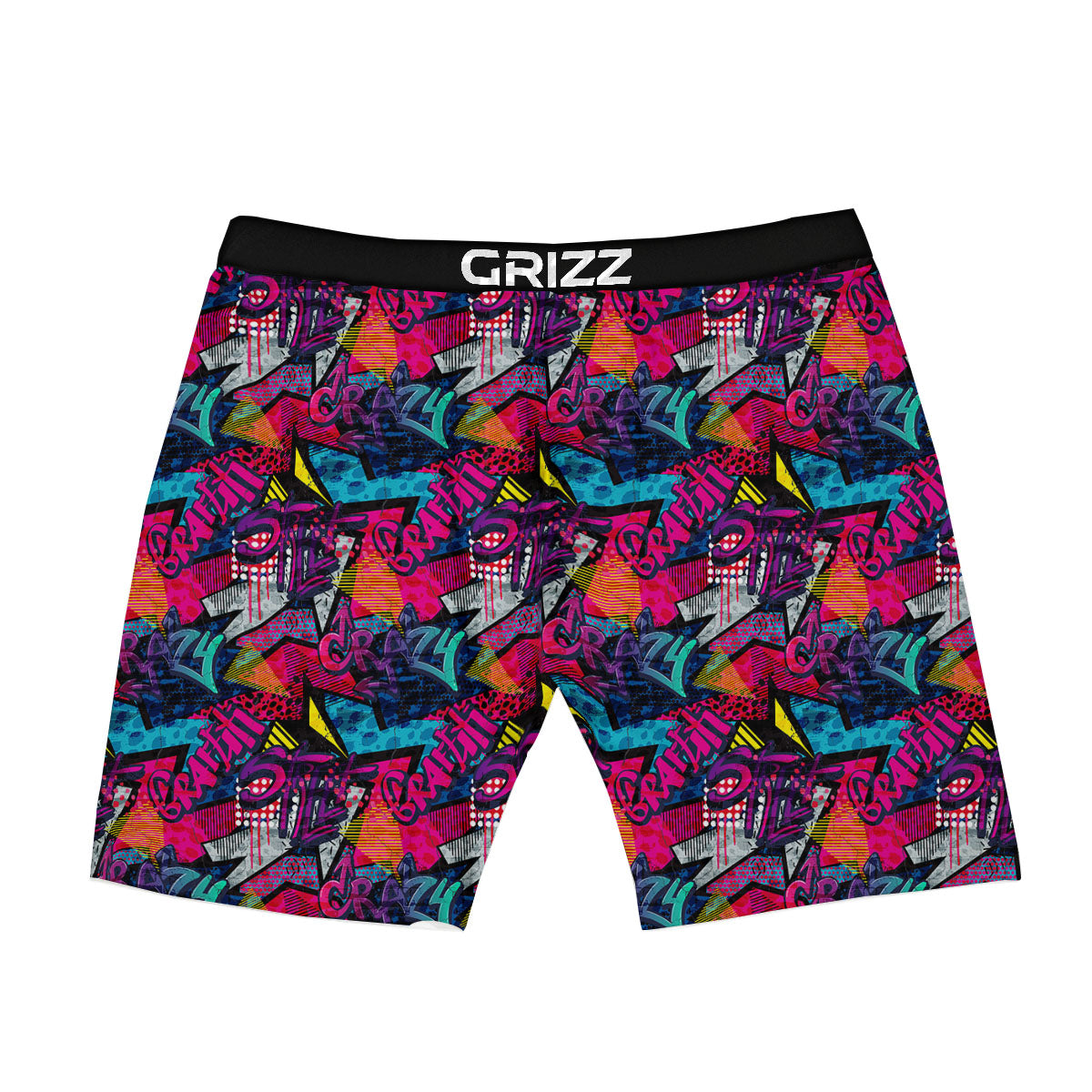 Graffiti Grunge Print Pattern Boxer Briefs-grizzshop