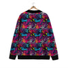 Graffiti Grunge Print Pattern Cardigan-grizzshop