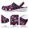 Graffiti Grunge Print Pattern Clog-grizzshop