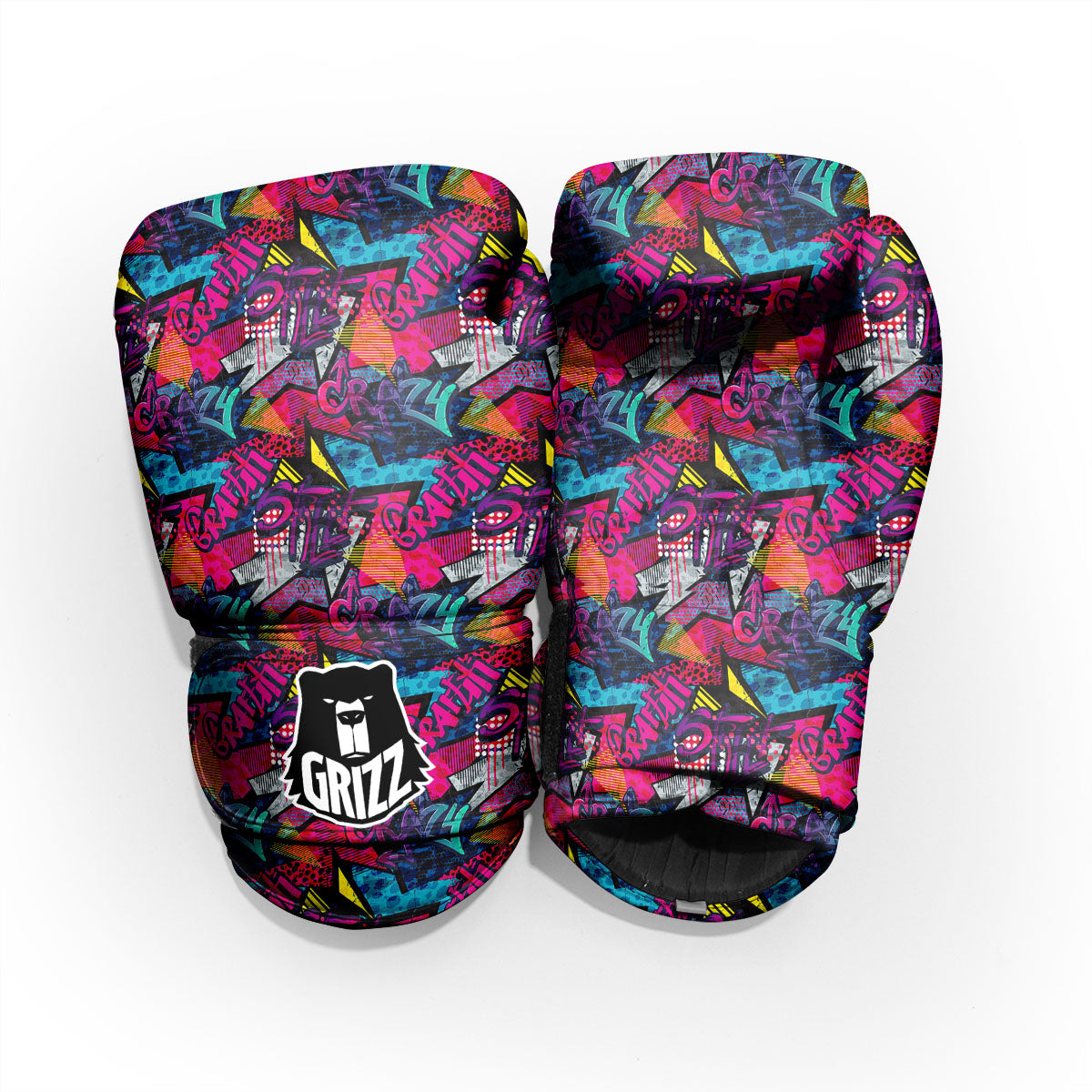 Graffiti Grunge Print Pattern Pro Boxing Glove