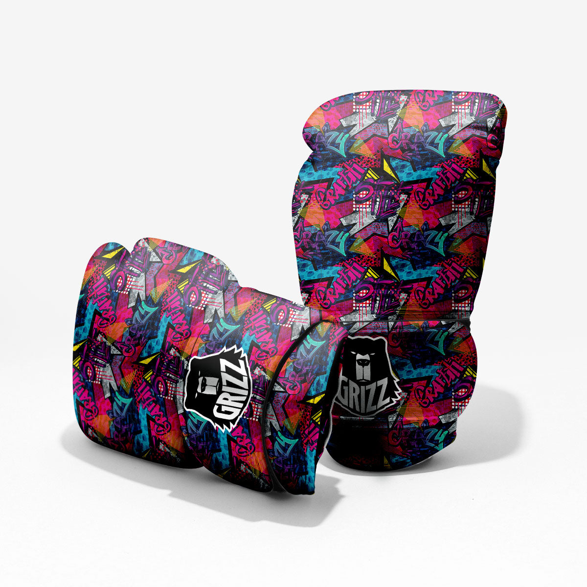 Graffiti Grunge Print Pattern Pro Boxing Glove