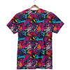 Graffiti Grunge Print Pattern T-Shirt-grizzshop