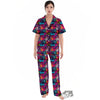 Graffiti Grunge Print Pattern Women's Pajamas Set-grizzshop