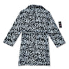 Graffiti Grunge White Text Abstract Print Bathrobe-grizzshop