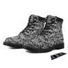 Graffiti Grunge White Text Abstract Print Boots-grizzshop