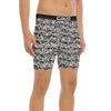 Graffiti Grunge White Text Abstract Print Boxer Briefs-grizzshop