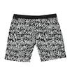 Graffiti Grunge White Text Abstract Print Boxer Briefs-grizzshop