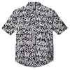 Graffiti Grunge White Text Abstract Print Button Up Shirt-grizzshop