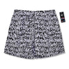 Graffiti Grunge White Text Abstract Print Men's Running Shorts-grizzshop