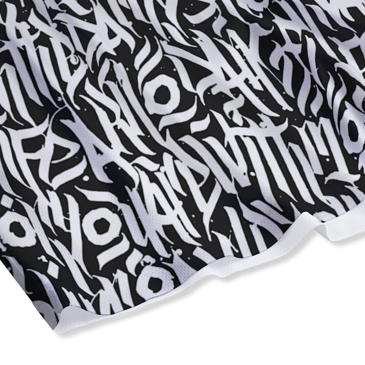 Koi Carp Golden Spiritual Print Mesh Shorts