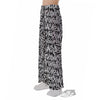 Graffiti Grunge White Text Abstract Print Pajama Pants-grizzshop