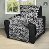 Graffiti Grunge White Text Abstract Print Recliner Protector-grizzshop