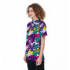 Graffiti Hiphop Print Women's Golf Shirts-grizzshop